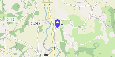 Carte OpenStreetMap — 5 rue des Platanes, Charre