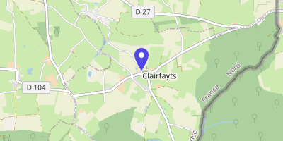Carte OpenStreetMap — 1 la place, Clairfayts