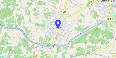 Carte OpenStreetMap — 4 place de la République, Claira