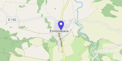 Carte OpenStreetMap — 1 place du 8-Mai-1945, Esnouveaux