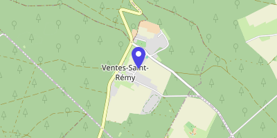 Carte OpenStreetMap — 1 rue de l'École, Ventes-Saint-Rémy