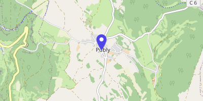 Carte OpenStreetMap — 105 rue de l'Esplanade, Publy
