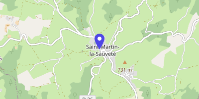 Carte OpenStreetMap — 3 rue de l'Église, Saint-Martin-la-Sauveté