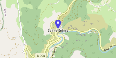 Carte OpenStreetMap — 11 route de Mende, Gorges du Tarn Causses