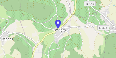Carte OpenStreetMap — 4 A rue de la République, Festigny