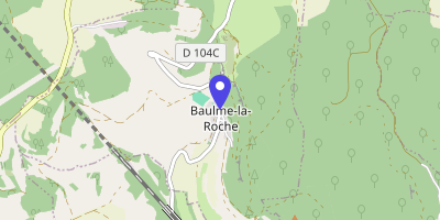 Carte OpenStreetMap — 4 place Lucan, Baulme-la-Roche