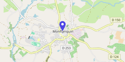 Carte OpenStreetMap — 61 place des Arcades, Monflanquin