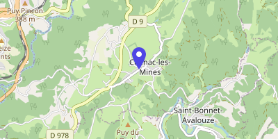 Carte OpenStreetMap — 1 rue de la Gane, Chanac-les-Mines