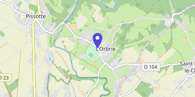 Carte OpenStreetMap — 21 rue du Docteur-Audé, L'Orbrie