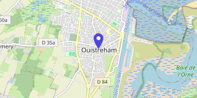 Carte OpenStreetMap — Place Albert-Lemarignier, Ouistreham