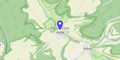 Carte OpenStreetMap — 1 place de la Mairie, Rouvres-sur-Aube