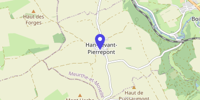 Carte OpenStreetMap — 6 rue d'Alsace, Han-devant-Pierrepont