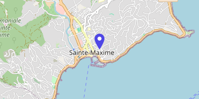 Carte OpenStreetMap — Boulevard des Mimosas, Sainte-Maxime