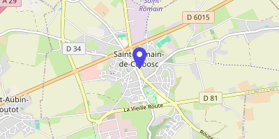 Carte OpenStreetMap — Place Théodule-Benoist, Saint-Romain-de-Colbosc