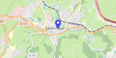 Carte OpenStreetMap — 1 place d'Armes, Saint-Flour