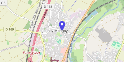 Carte OpenStreetMap — 72 ter Grand rue, Jaunay-Marigny