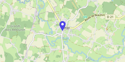Carte OpenStreetMap — 230 route des Gallands, Sagy