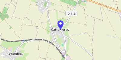 Carte OpenStreetMap — 18 rue Roger-Salengro, Cattenières