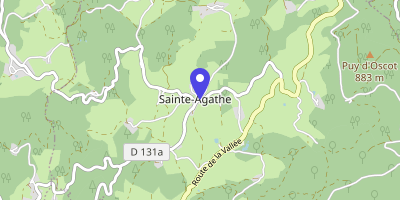 Carte OpenStreetMap — 3 route du Bourg, Sainte-Agathe