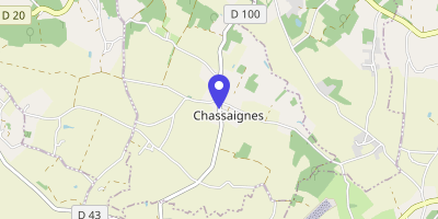 Carte OpenStreetMap — Le Bourg, Chassaignes