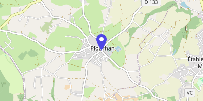 Carte OpenStreetMap — 1 rue du Parc, Plourhan