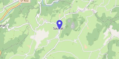 Carte OpenStreetMap — 11 rue du Puy l'Abbé, Sauvat