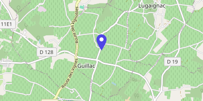 Carte OpenStreetMap — 294 route du bourg, Guillac