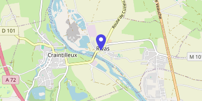 Carte OpenStreetMap — 2 place de l'Église, Rivas