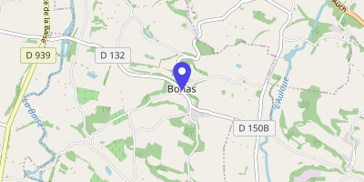 Carte OpenStreetMap — 45 route de Jegun, Bonas