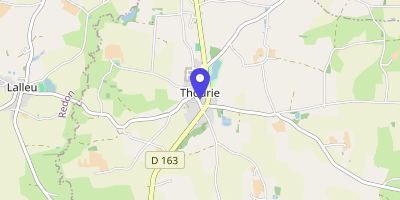 Carte OpenStreetMap — 1 place de l'Église, Thourie
