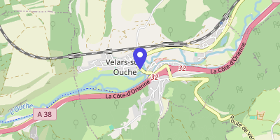 Carte OpenStreetMap — 6 rue des Trois-Ponts, Velars-sur-Ouche