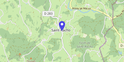 Carte OpenStreetMap — 20 rue du Bourg, Saint-Racho