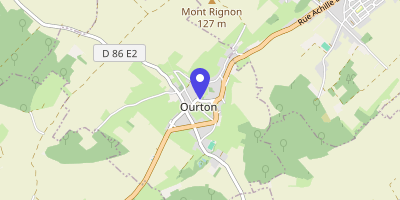 Carte OpenStreetMap — 230 rue Chanoine-Martel, Ourton