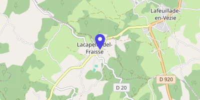 Carte OpenStreetMap — 18 rue des Frênes, Lacapelle-del-Fraisse