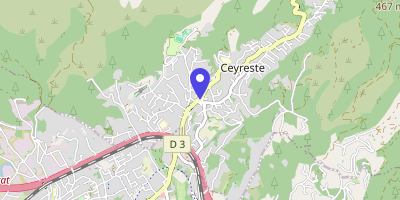 Carte OpenStreetMap — 1 place du Général-de-Gaulle, Ceyreste
