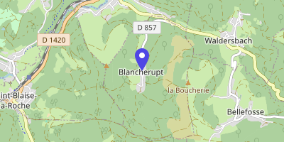 Carte OpenStreetMap — 7 rue du Village, Blancherupt