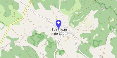 Carte OpenStreetMap — 45 place de la Mairie, Saint-Jean-de-Laur