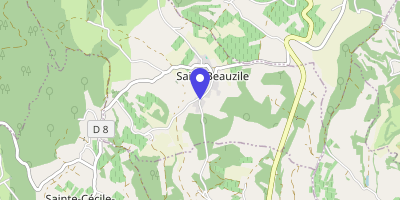Carte OpenStreetMap — 317 route de la Mairie, Saint-Beauzile