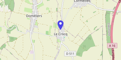 Carte OpenStreetMap — 46 rue Principale, Le Crocq