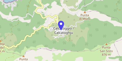 Carte OpenStreetMap — Place du Docteur-Versini, Calcatoggio