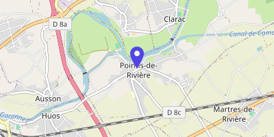 Carte OpenStreetMap — 14 terRue Principale, Pointis-de-Rivière