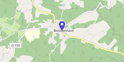 Carte OpenStreetMap — 13 Rue Bois-Charmant, Boscamnant