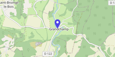 Carte OpenStreetMap — 1 place du Monument, Grandchamp