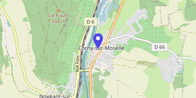 Carte OpenStreetMap — 3 rue Saint-Martin, Corny-sur-Moselle