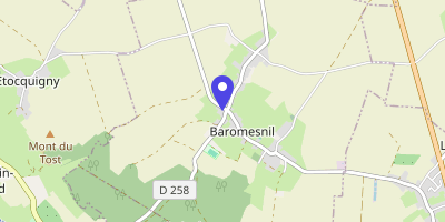 Carte OpenStreetMap — 1 route de Saint-Rémy, Baromesnil