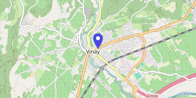 Carte OpenStreetMap — 7 place de l'Hôtel-de-Ville, Vinay
