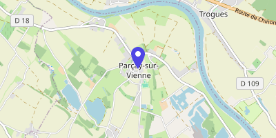 Carte OpenStreetMap — 20 rue du 8-Mai-1945, Parçay-sur-Vienne