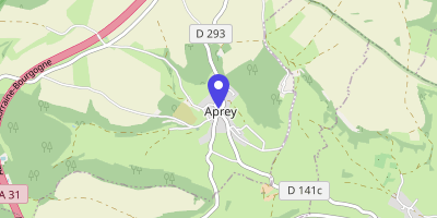 Carte OpenStreetMap — 6 place du Marché, Aprey