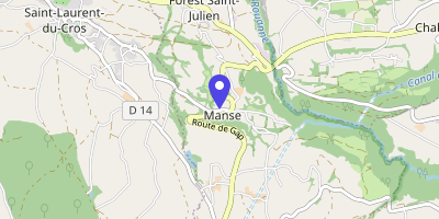 Carte OpenStreetMap — 136 route de Serre-Richard, Forest-Saint-Julien