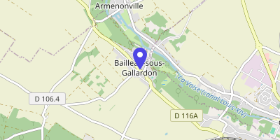 Carte OpenStreetMap — 15 bis rue de la Mairie, Bailleau-Armenonville